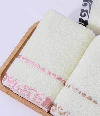 Toalla Facial Jacquard Xiangyun de Algodón Puro Premium - Gruesa y Sin Arrugas - Image 4