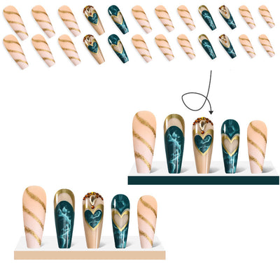 Parches de Uñas Floral Love - Manicura de Larga Duración - Image 7