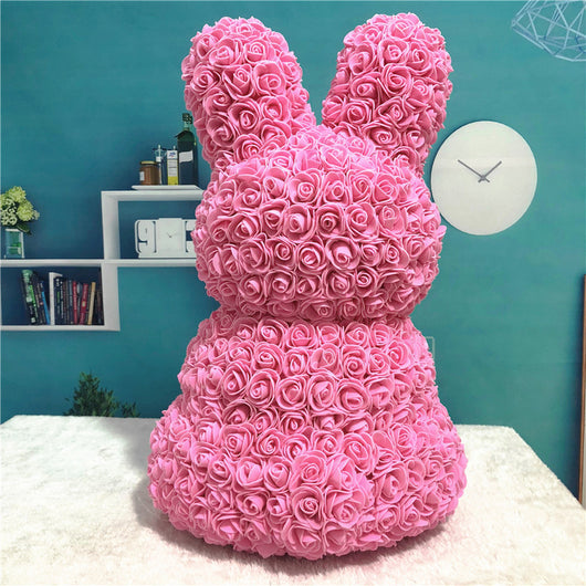 Conejo de Rosas Eternas 45cm - Regalo Romántico para San Valentín, Bodas y Celebraciones - Image 20