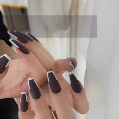 Uñas Postizas Bailarina Removibles con Diseño de Arte Nail - Image 7