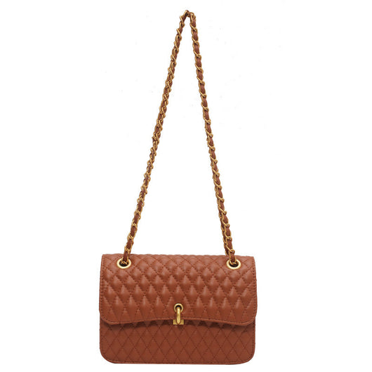 Bolso Bandolera Cuadrado Estilo Ins con Cadena Rombo - Image 9