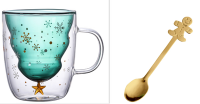 Vaso Navideño de Doble Pared en Vidrio Borosilicato - Image 19
