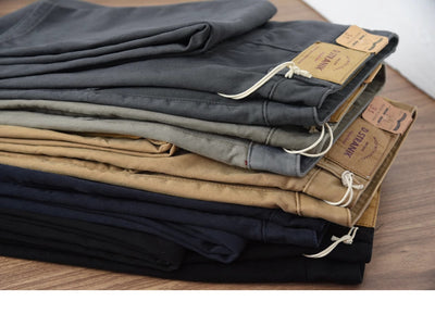 Pantalones Casuales de Algodón Twill para Hombre - Corte Recto y Cómodo - Image 28