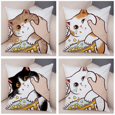 Funda de Almohada de Lino con Estampado Moderno para Sofá y Coche - Image 31