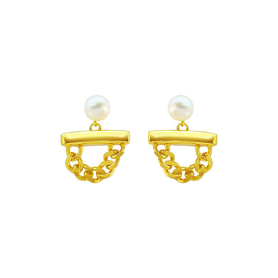 Aretes de Perlas Naturales Diseño Premium - Image 4