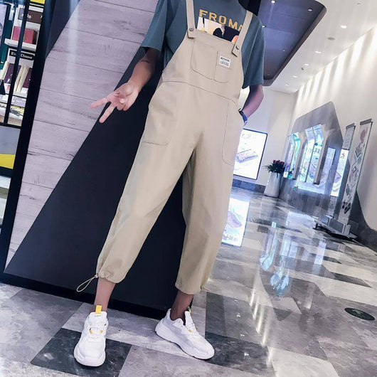 Mono Jumpsuit para Hombre Streetwear Media Manga con Cinturón - Image 6