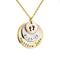 Disc Birth Brand Series Necklace Handprint Footprint Commemorative Diy Necklace