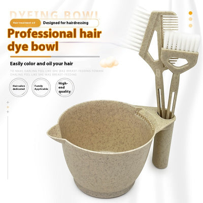Kit Profesional para Teñir Cabello con Tazón y Brocha