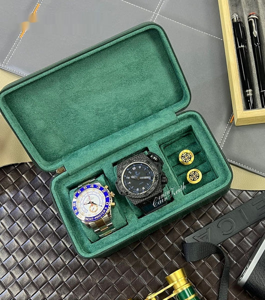 Caja Organizadora de Relojes en Terciopelo Portátil - Image 11