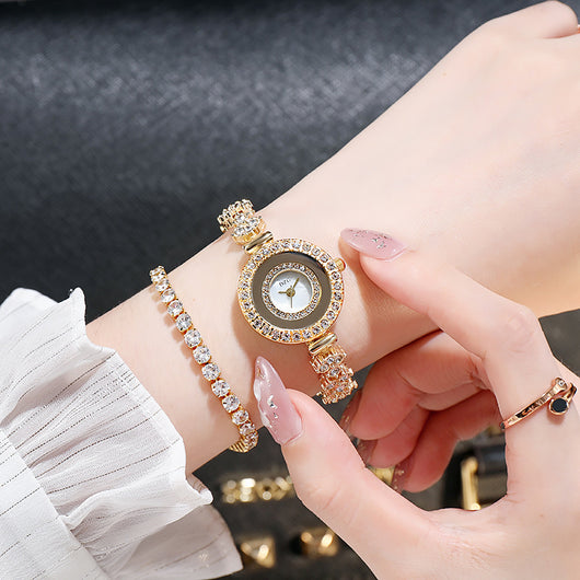 Reloj de Cuarzo Elegante con Esfera Pequeña y Corona Espiral - Image 12