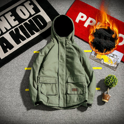 Abrigo Parka Militar Grueso para Hombre - Impermeable, Cálido y Elegante Talla Plus 5XL - Image 10