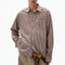 Camisa de Cuadros Clásica Americana de Manga Larga Unisex