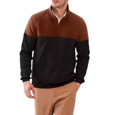 Sudadera con Capucha Color Block Casual para Hombre - Image 5