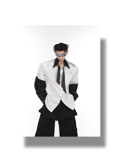 Cardigan Acolchado con Diseño de Costuras y Hombreras - Image 8