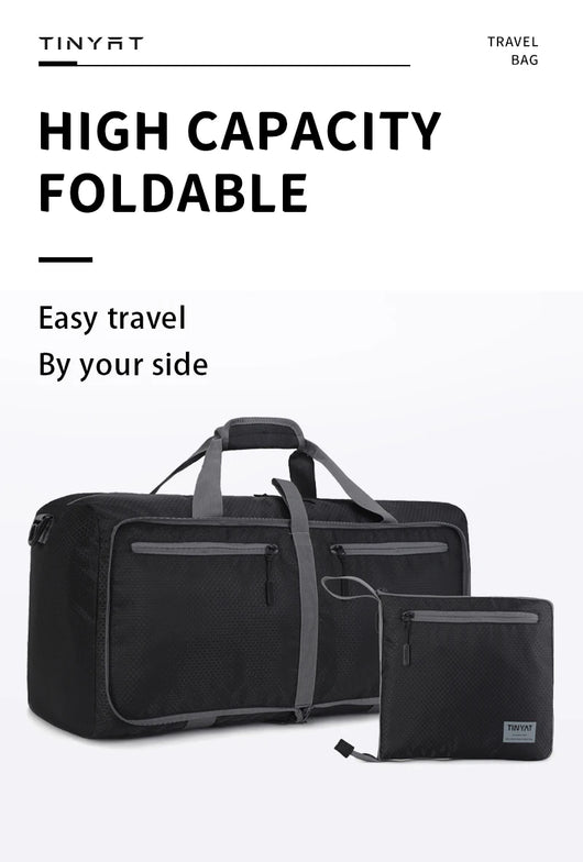 Bolsa de Viaje Plegable con Bandolera - Capacidad Extra Grande Portátil - Image 6