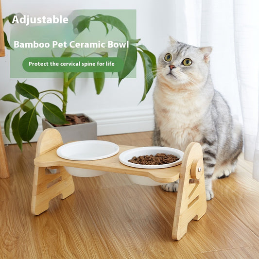 Comedero Ergonómico para Mascotas con Protección Cervical