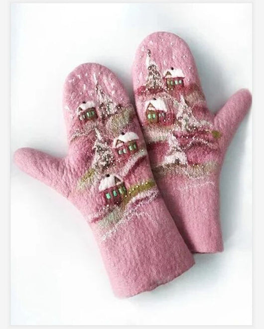 Guantes Navideños Térmicos Impresos para Invierno - Image 11