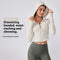 Sudadera Deportiva con Capucha Control de Cintura y Efecto Reductivo
