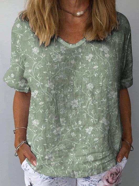 Blusa Estampada sin Cuello de Poliéster para Mujer - Image 22