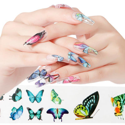 Papeles de Transferencia Láser Mariposa Estrella para Uñas - Image 10
