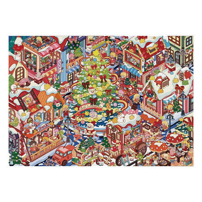 Pegatinas 3D Pueblo Navideño - Escenas Miniatura para Diarios y Scrapbooking - Image 5