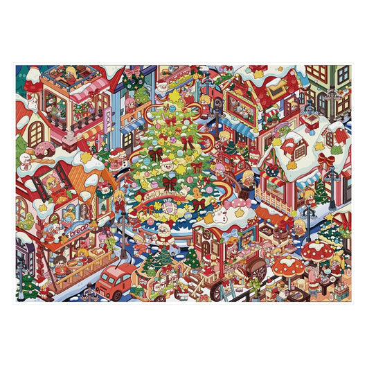 Pegatinas 3D Pueblo Navideño - Escenas Miniatura para Diarios y Scrapbooking - Image 5