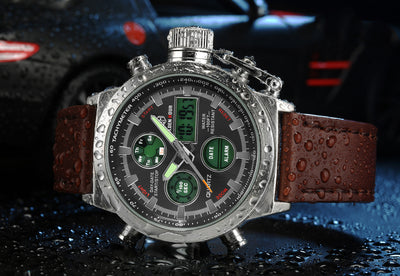 Reloj Deportivo Militar Hombre Lujo - Analógico Digital LED - Image 10
