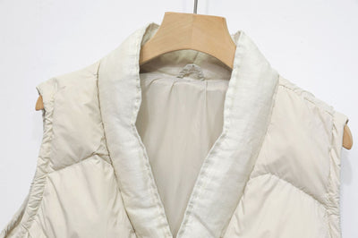 Chaleco Acolchado de Plumón 90% Cuello Alto para Mujer - Image 22