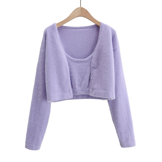 Cardigan Tejido de Manga Larga para Mujer - Estilo Australia Holiday - Image 7
