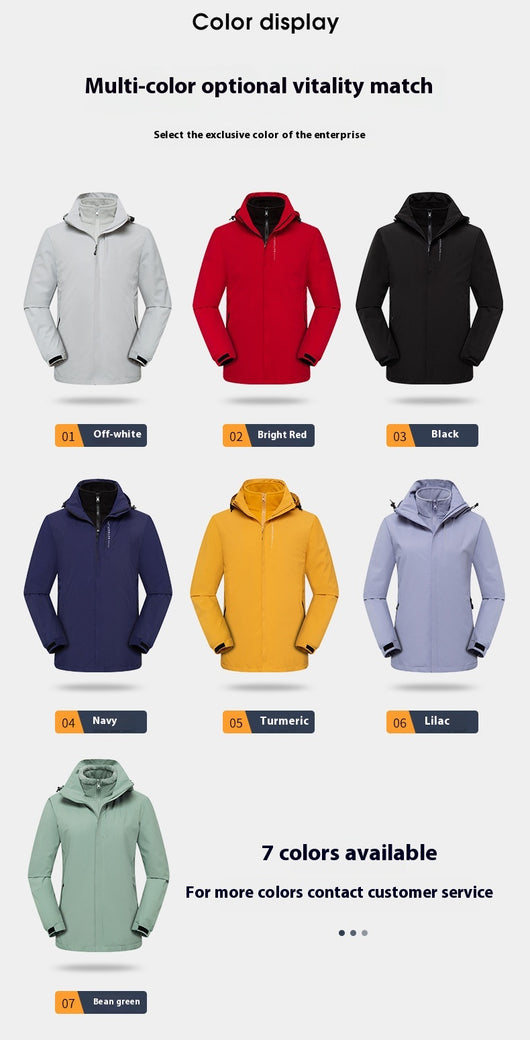 Chaqueta Impermeable Desmontable con Forro Polar - Abrigo 2 en 1 - Image 19
