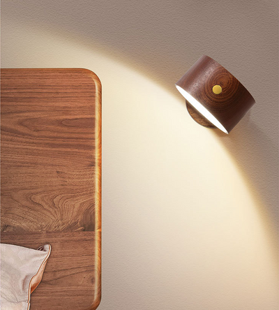 Lámpara de Noche de Madera Natural para Dormitorio - Image 14