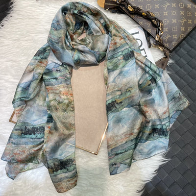 Pashmina Larga Rectangular para Mujer - Bufanda Versátil y Elegante - Image 14