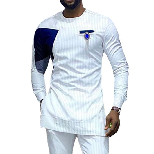 Camisa Slim Fit de Algodón Manga Larga para Hombre - Image 4