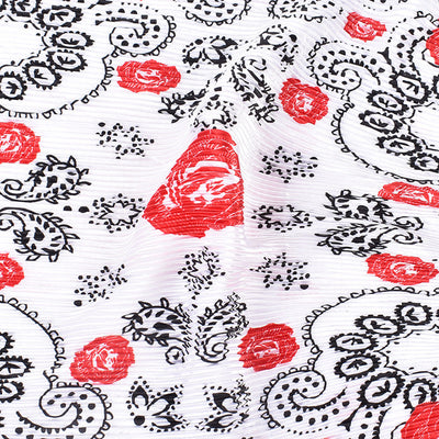 Pañuelo Grande Estampado Rosas Retro - Image 12