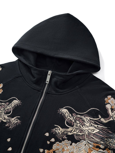 Chaqueta Suelta Bordada Estilo Chino para Hombre en Poliéster - Image 11