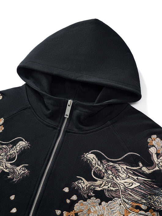 Chaqueta Suelta Bordada Estilo Chino para Hombre en Poliéster - Image 11
