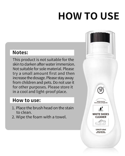 Limpiador de Zapatos Blanco sin Agua - Removedor de Manchas y Brillo Instantáneo - Image 8