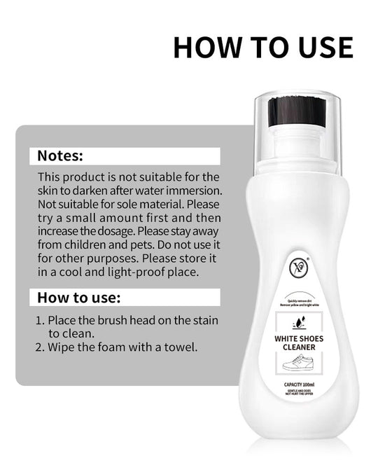 Limpiador de Zapatos Blanco sin Agua - Removedor de Manchas y Brillo Instantáneo - Image 8