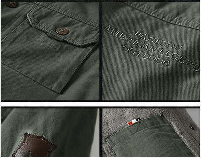 Abrigo de Invierno para Hombre con Forro de Terciopelo - Chaqueta de Algodón Acolchada - Image 18
