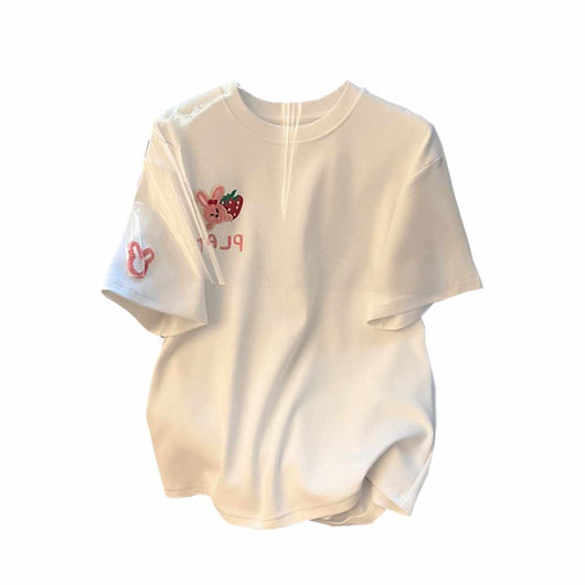 Blusa Fresca de Manga Corta - Diseño Holgado y Cómodo para Verano - Image 10