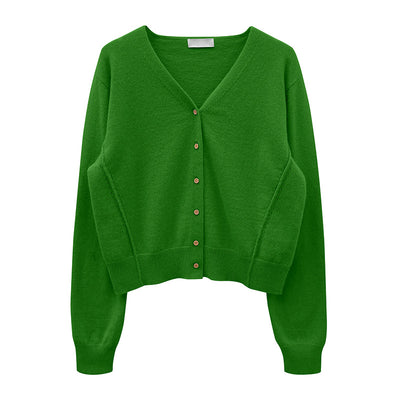 Cardigan Tejido V-neck Versátil para Mujer - Image 18
