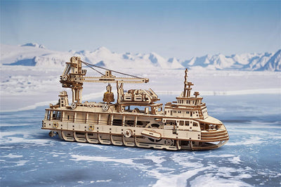 Modelo 3D de Barco Científico - Puzzle Educativo Armable - Image 7
