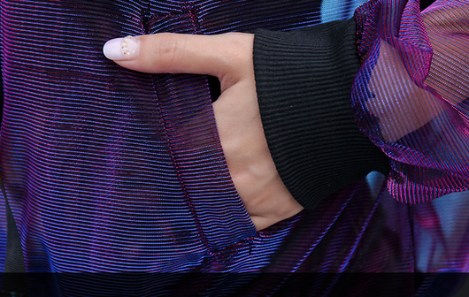 Chaqueta Beisbolera Suelta con Cintas para Mujer - Image 9