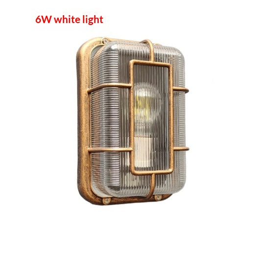 Luminaria Decorativa Industrial Retro de Aluminio Fundido para Exteriores - Image 8