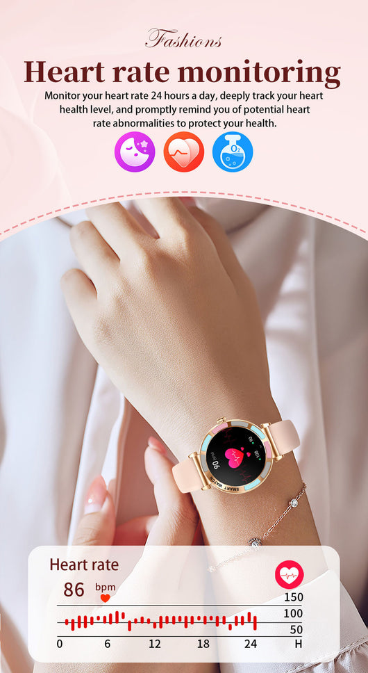 Reloj Inteligente H20 para Mujer con Llamadas Bluetooth HD - Image 19