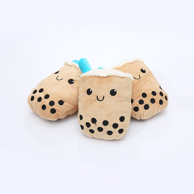Juguete de Peluche para Perro Forma de Té con Leche Resistente a Mordidas - Image 6