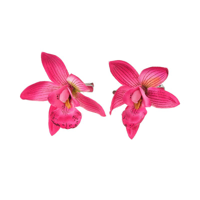 Pares de Horquillas con Flores Artificiales - Estilo Bohemio y Lateral - Image 5