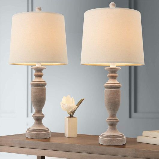 Lámpara de Mesa Retro en Madera para Dormitorio - Image 14
