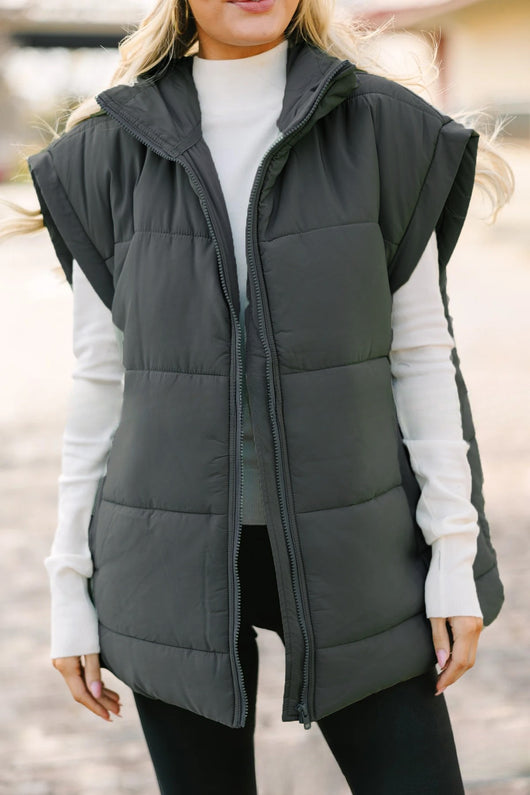 Chaleco Térmico Slim sin Mangas con Cuello Alzado - Image 7