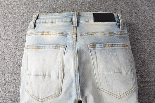 Jeans Skinny Ajustados con Algodón Elástico y Efecto Desgastado - Image 12